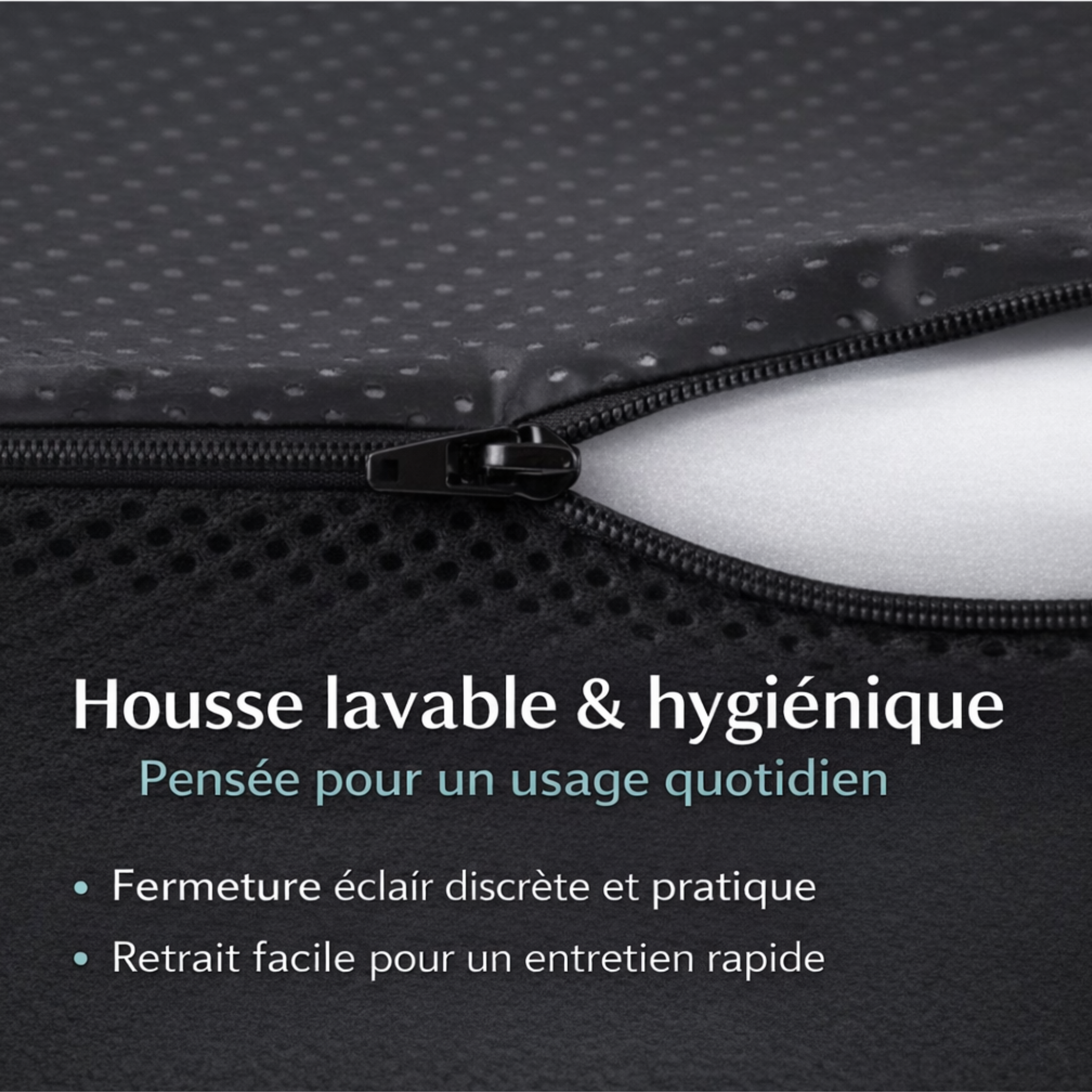 Coussin orthopédique en mousse à mémoire de forme – soutien coccyx